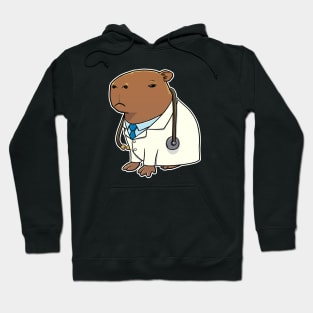 Capybara Doctor Costume Hoodie